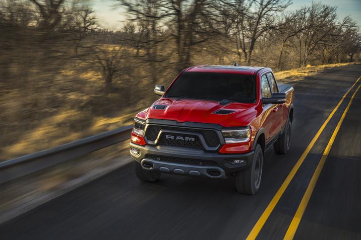 2019 Ram 1500 Red Exterior Front View